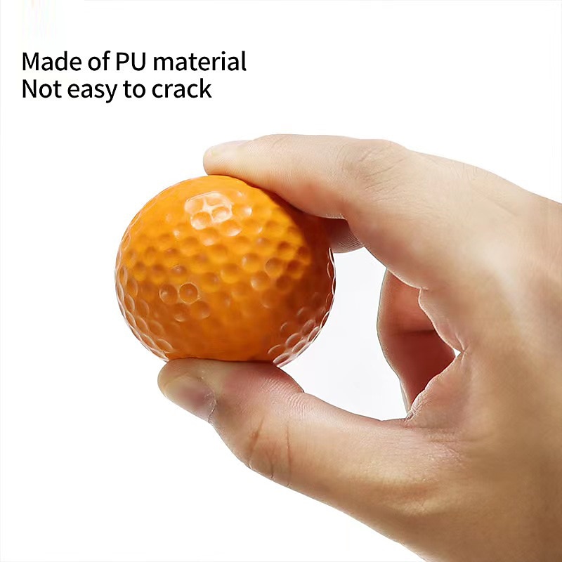 10 Pcs Pu Soft Ball Golf Practice Ball Indoor Specialized Practice Sponge Ball Foam Ball Beginner Training Ball Multi-color3