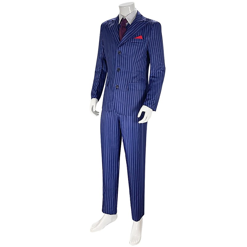 A Haunting in Venice Suits Outfits Retro Vintage Roaring 20s 1920s Blazers Gentleman Gangster Men's Cosplay Costume Carnival Party Evening Masquerade Coat2
