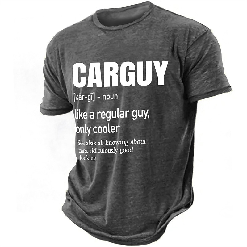 Men's Graphic Letters T Shirt Short Sleeve T shirt 3D Print Crew Neck Shirt Daily Designer Retro Vintage Sports Outdoor Holiday Going out Navy Blue Purple Green Spring & Summer Clothing Apparel S M L2