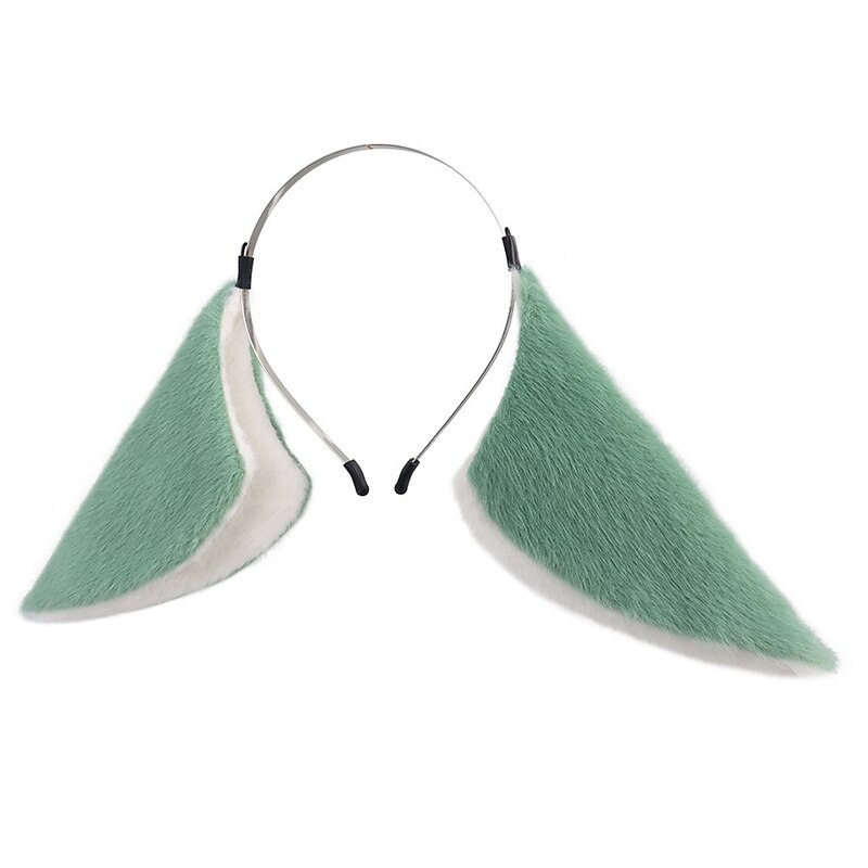 Simulated Plush Collapse Star Dome Railway Hoho Fox Ear Beast Ear Hoop Beast Tail Set Prop Cosplay Accessories3