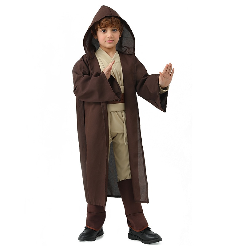 Obi-Wan Kenobi Jedi Knight Cosplay Costume Outfits Costume Cosplay Movie Cosplay for Boys Kids Carnival Masquerade