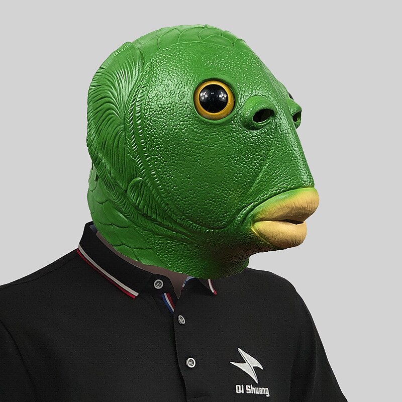 Carnival Funny Animal Series Five Head Masks Makeup Ball Cute Latex Headwear Halloween Party Performance Props 15