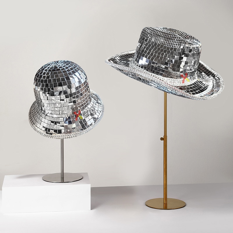 Sequin Hat Costume Cap Chic Bling Dance Hats Disco Ball Hat Fisherman Hat2