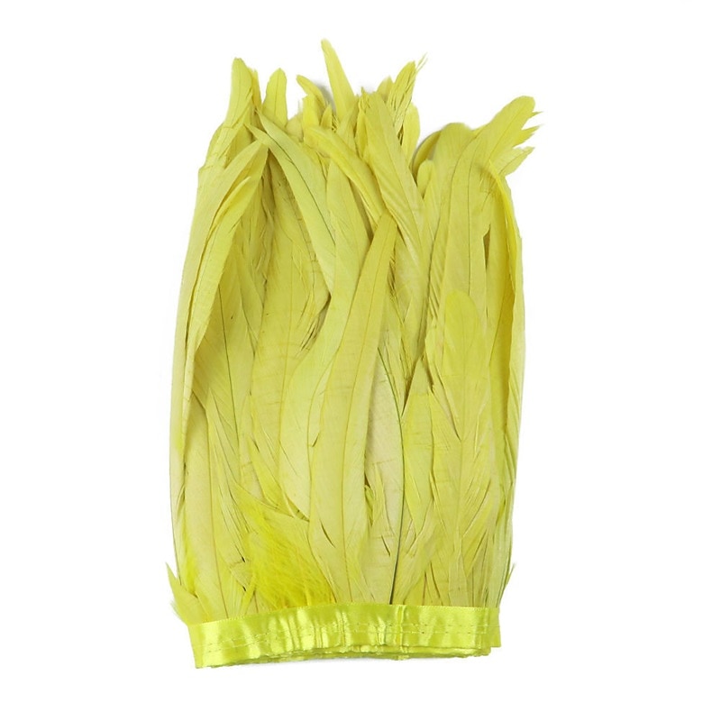 Diy Jewelry Accessories 25-30cm Rooster Tail Cloth With Colorful Skirt Decoration Performance Real Feather Clothing Accessories4