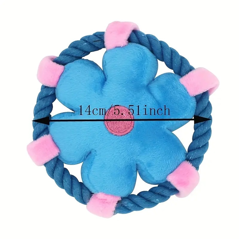 Pet Toy Dog Chew Toy Dog Toy With Rope Flying Dics DogTraining Throwing Toy Teething Toys4