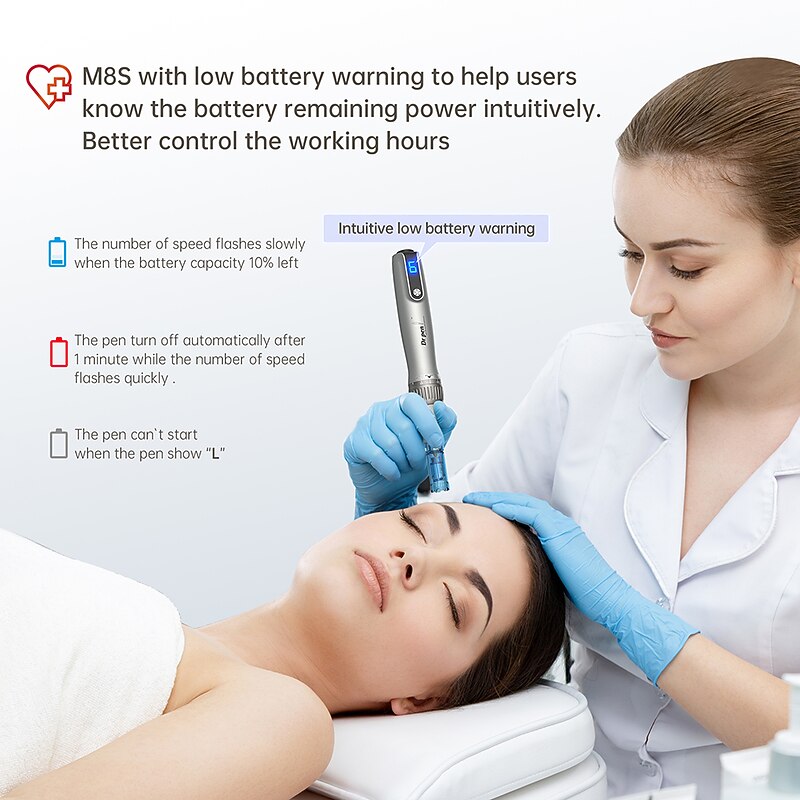 Authentic Dr pen Ultima M8S Wireless Derma Pen Microneedling Machine Skincare Beauty Device4