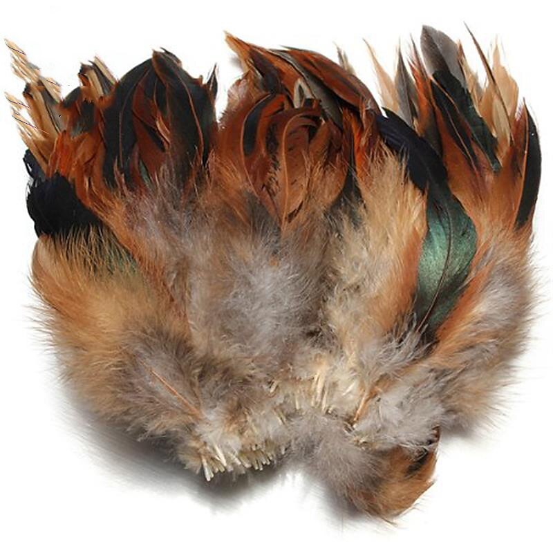 100 Pcs Dyed Purple Swimming Feather Cock Tail Hair DIY Popular Feather Jewelry Red Swimming Jewelry Accessories Male2