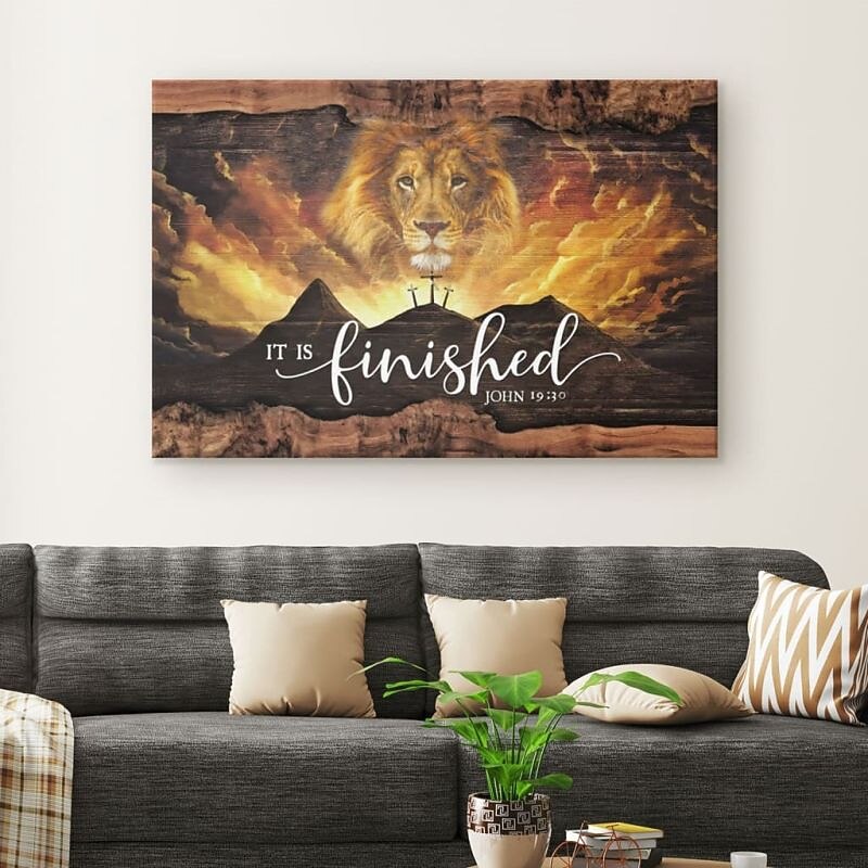 Christian Wall Art Canvas Jesus Lion Easter Prints and Posters Pictures Decorative Fabric Painting For Living Room Pictures No Frame2
