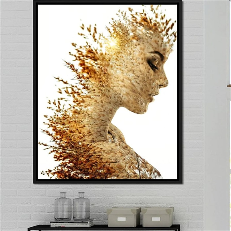 People Wall Art Canvas Harvest Queen and Posters Abstract Portrait Pictures Decorative Fabric Painting For Living Room Pictures No Frame3