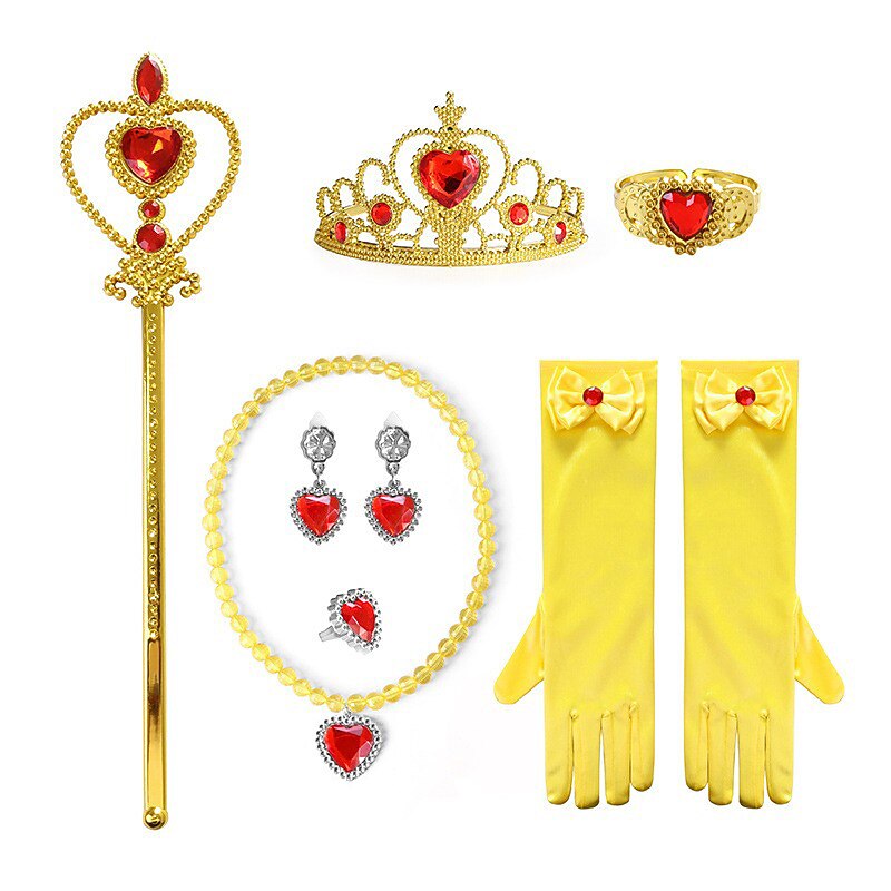 Princess Bell Halloween Children's Dress Accessories Beauty and Beast Princess Bell Jewelry