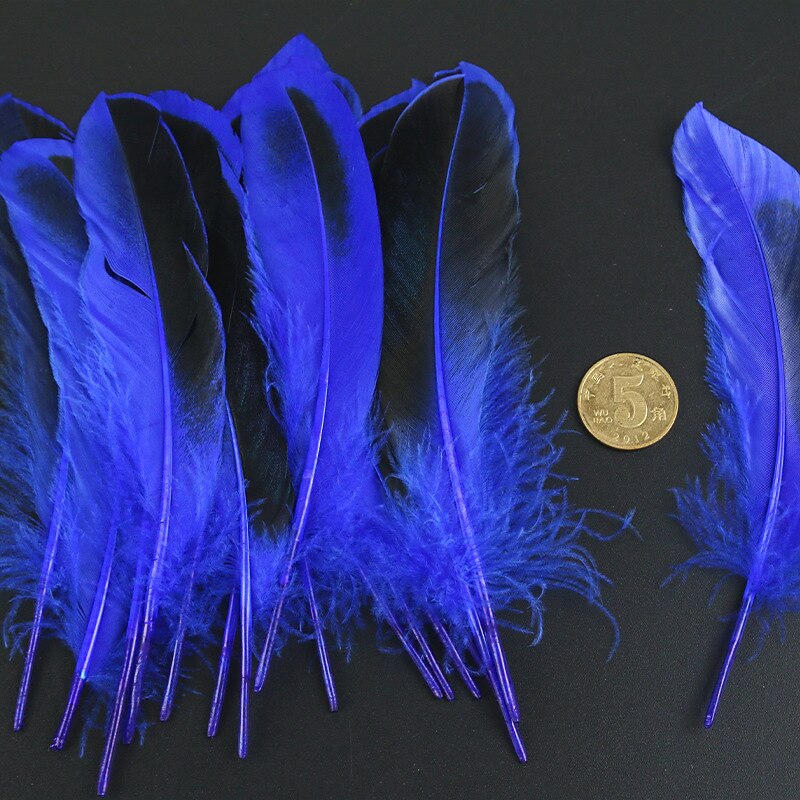 50 Pcs Red Duck Feather 4-6 Inch 10-15cm Bulk Natural Feather Crafts Carnival Party Clothing Hat Accessories Decorations2