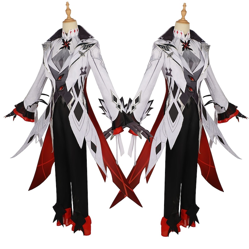 Genshin Impact Fatui Harbingers Arlecchino Anime Cosplay Costume Cosplay Suits Halloween Masquerade Costume For Women's Teen Adults'4