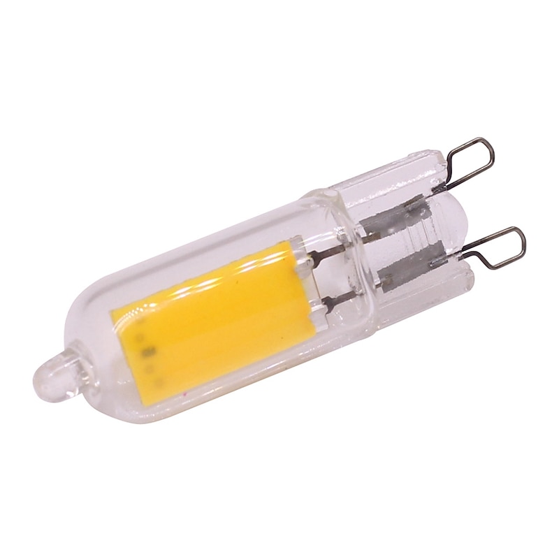 G9 LED Light Bulbs 2/4W 20/40W Halogen Equivalent 3000K Warm White/6000K White for Home Lighting Chandeliers Household Applications 5 Pcs2