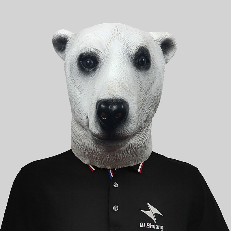 Carnival Funny Animal Series Five Head Masks Makeup Ball Cute Latex Headwear Halloween Party Performance Props3