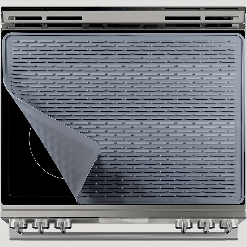 Silicone Stove Mat, Sink Mat Electric Stove Top Cover, Placemat, Electronic Stove Heat Insulation Mat, Drying Mat, Kitchen Items2