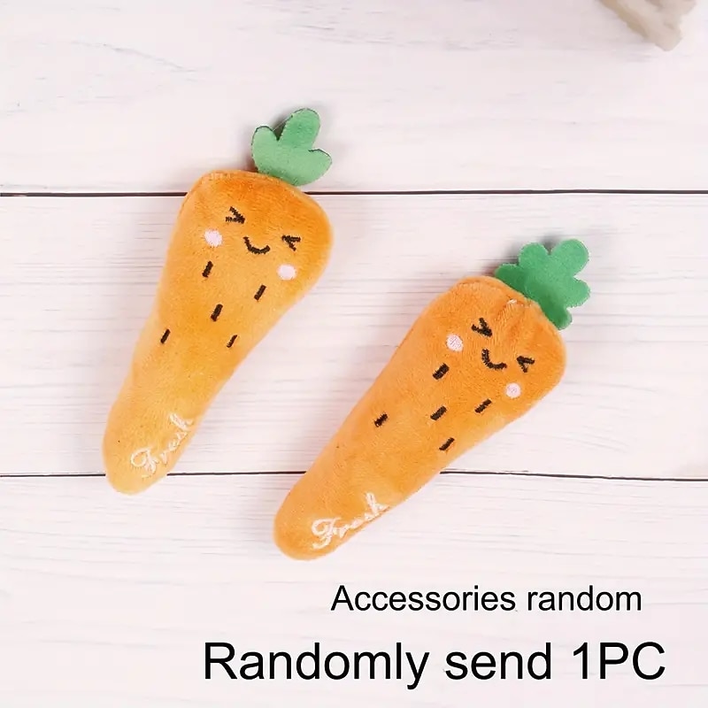 Cute Vegetable-Shaped Cat Teaser Toy - Fun Interactive Toy forCats & Dogs!4