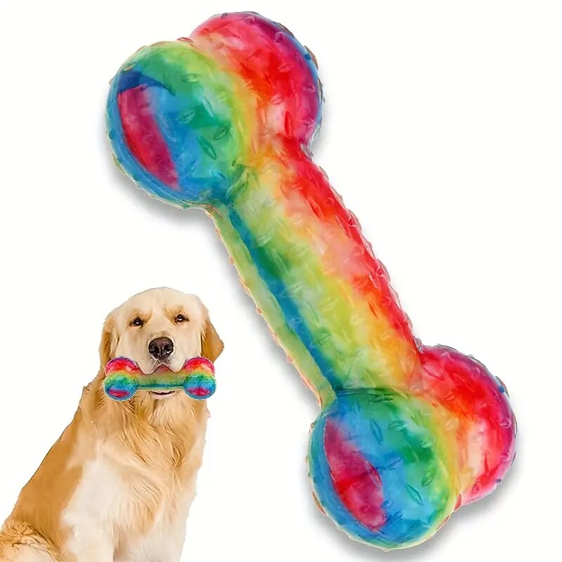 Chew Toy Interactive Toy Squeak Toy with Durable Pet Exercise Teething Toy for Dog Indoor Outdoor Pet Play