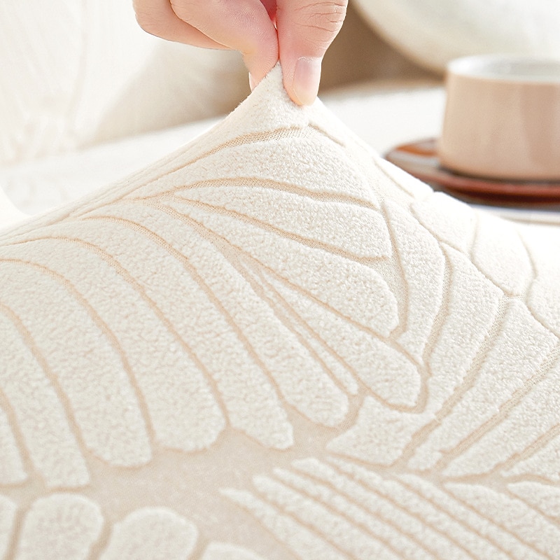 Stretch Jacquard Sofa Cover Stretch Slipcovers Soft Durable Couch Cover 1 Piece Spandex Fabric Washable Furniture Protector fit Armchair Seat/Loveseat/Sofa/XL Sofa/L Shape Sofa4