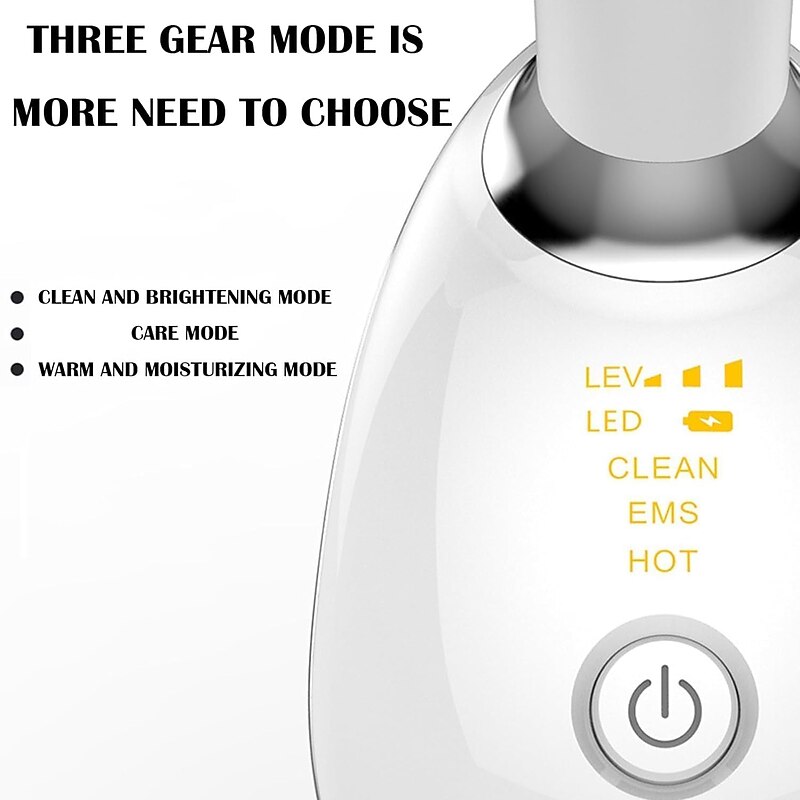 EMS Thermal Neck Lifting And Tighten Massager Electric Microcurrent Smooth Wrinkle Tool LED Photon Face Beauty Device Perfect Birthday Gift For Mother Girls Women4