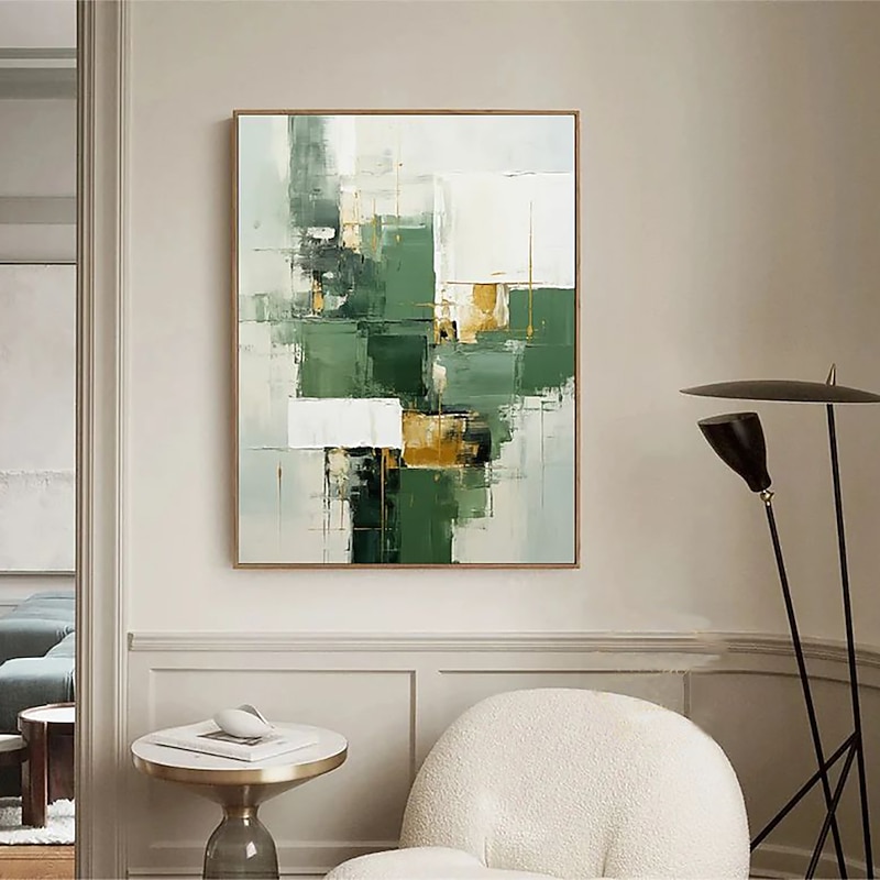 Oil Painting Hand Painted Vertical Abstract Wall Art Decoration Contemporary Minimalism Abstract for Home Decor Rolled Canvas (No Frame)3