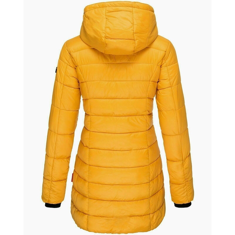 Women's Winter Coat Winter Jacket Parka Warm Breathable Pocket Full Zip Active Casual Comfortable Solid Color Outdoor Vacation Daily Wear Going out Zipper Regular Hoodie Regular Fit Long Sleeve4