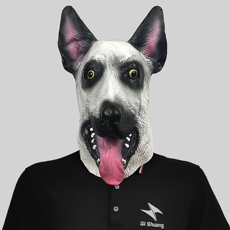 Carnival Funny Animal Series Five Head Masks Makeup Ball Cute Latex Headwear Halloween Party Performance Props 17