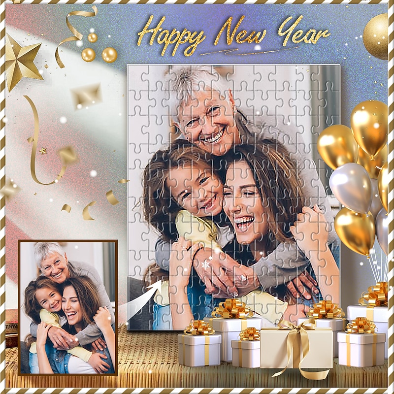Custom  Photo Puzzle 500Pcs Picture Gifts, Custom Puzzle White Card Paper, Jigsaw Puzzles Create Personalized Gift Women/men Personalized Valentine Gift Custom Made