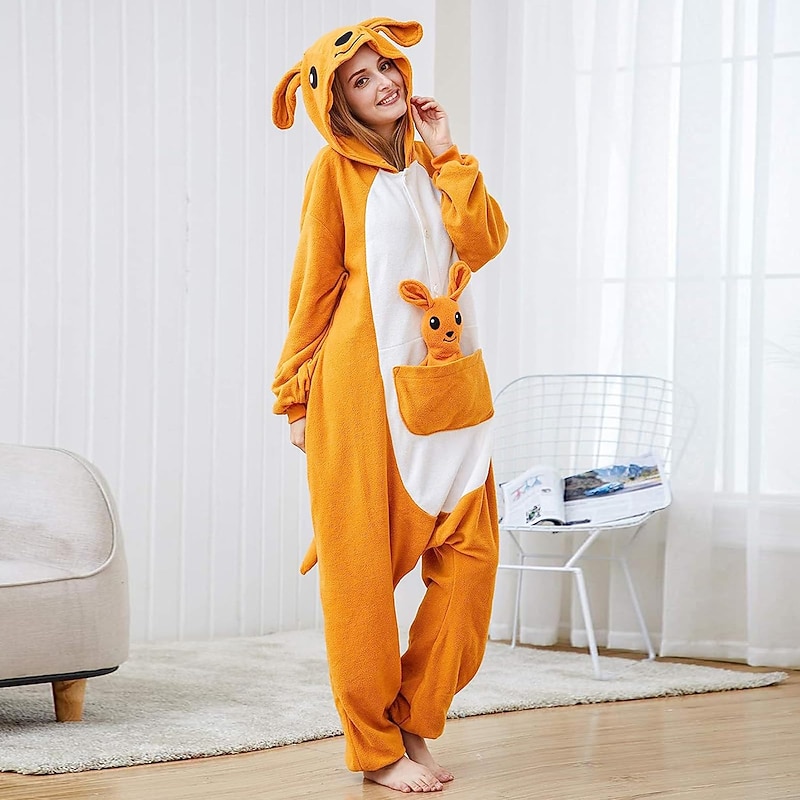 Adults' Cartoon Group Costume Nightwear Onesie Pajamas Carnival Costume Animal Onesie Pajamas Kigurumi Pajamas Funny Costume For Men and Women Carnival Cartoon3