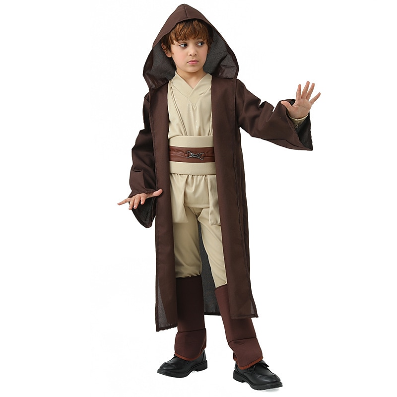 Obi-Wan Kenobi Jedi Knight Cosplay Costume Outfits Costume Cosplay Movie Cosplay for Boys Kids Carnival Masquerade4