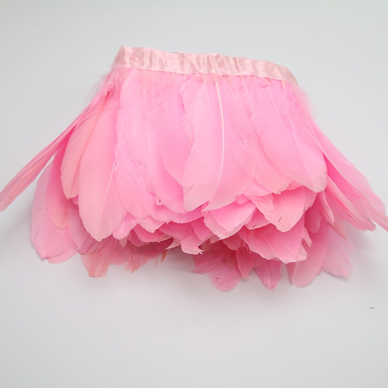 Carnival Headwear Diy Jewelry Accessories 25-30cm Rooster Tail Cloth With Colorful Skirt Decoration Performance Real Feather Clothing Accessories4