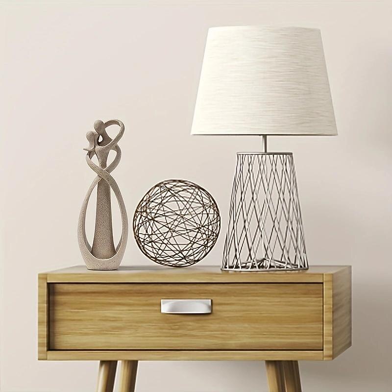 Kissing Couple Statue Abstract Sculpture Resin Statue Home Decor Modern Home Office Desktop Shelf Bookshelf Decoration,Christmas Gift2