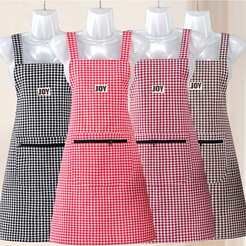 100% Cotton Apron   Breathable for Home Use, Kitchen, Summer Women's Fashion, Cute Japanese and Korean Version of Apron, Anti Oil Stain Work Print