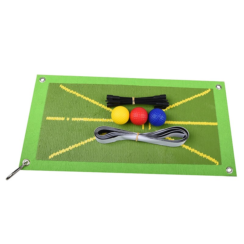 New Golf Swing Trajectory Pads Golf Swing Practice Pads Hitting Track Direction Detection Pads4