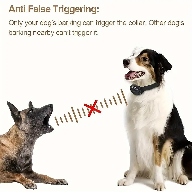Anti Barking And Anti Barking Waterproof Collar Intelligent Cat Barking Stop Disturbance Automatic Barking Stop Anti Barking Remote Control Dog Trainer3