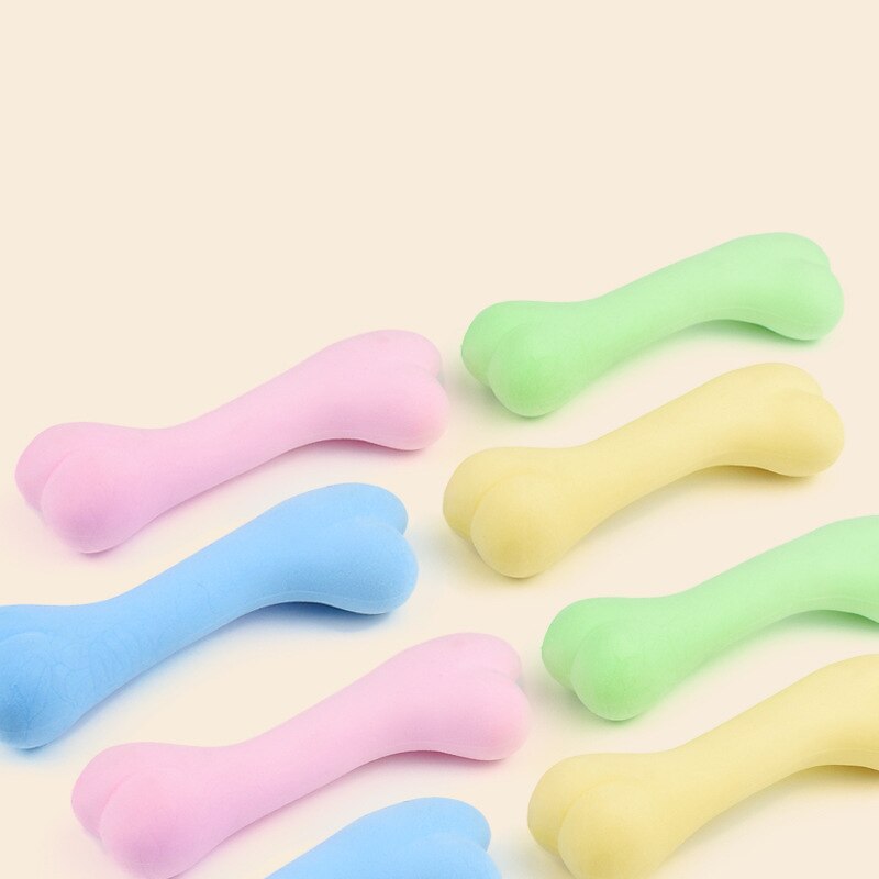 New Pet Toy TPR Fragrant Foam Bone Dog Teeth Grinding Stick Golden Hair Teddy Teeth Cleaning Bite Toy3