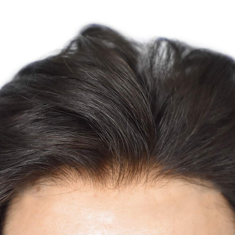 Durable Hair System For Men French Lace Front Mens Toupee 8x10 Human Hair Pie Natural Hairline Fine Mono Toupee for Men 130% Density 6X8 7X9 8X104