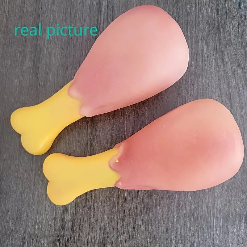 Chicken Leg Design Durable Dog Chew Latex Toys ToughSqueaky Dog Grinding Teeth Toys4