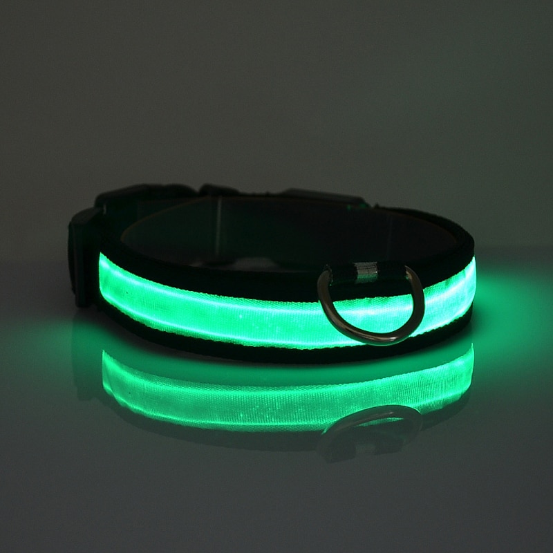 Rodents Dog Rabbits Reflective Band Light Up Collar Harness Leash Set Reflective Adjustable Portable Rechargeable Safety Reflective Strip Outdoor Hunting Running Solid Colored Husky Labrador Alaskan4