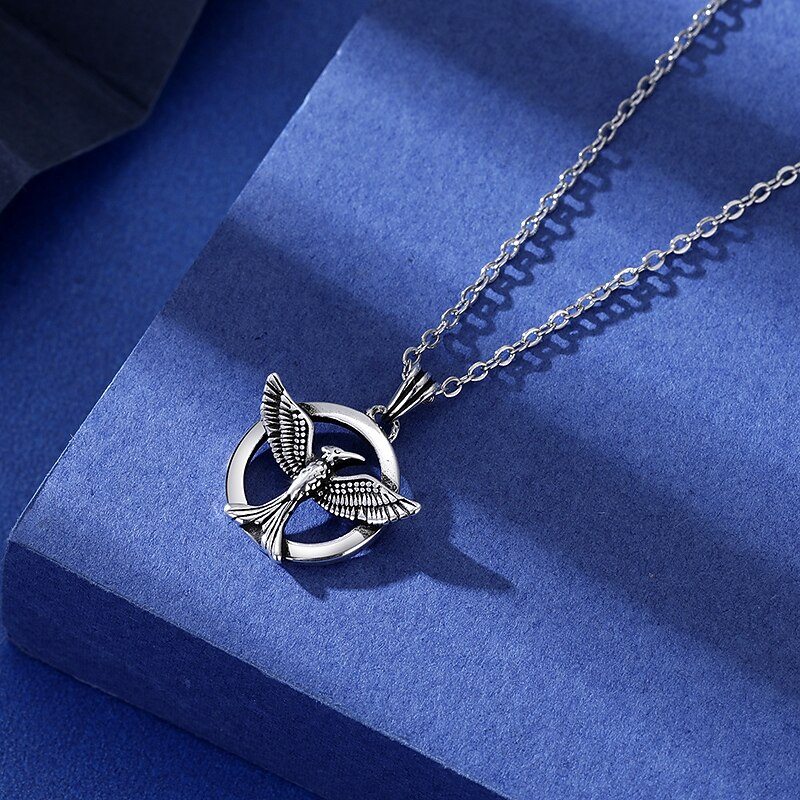 Hunger Games Mockingjay Necklace Cosplay Movie Cosplay for Men's Adults' Masquerade2