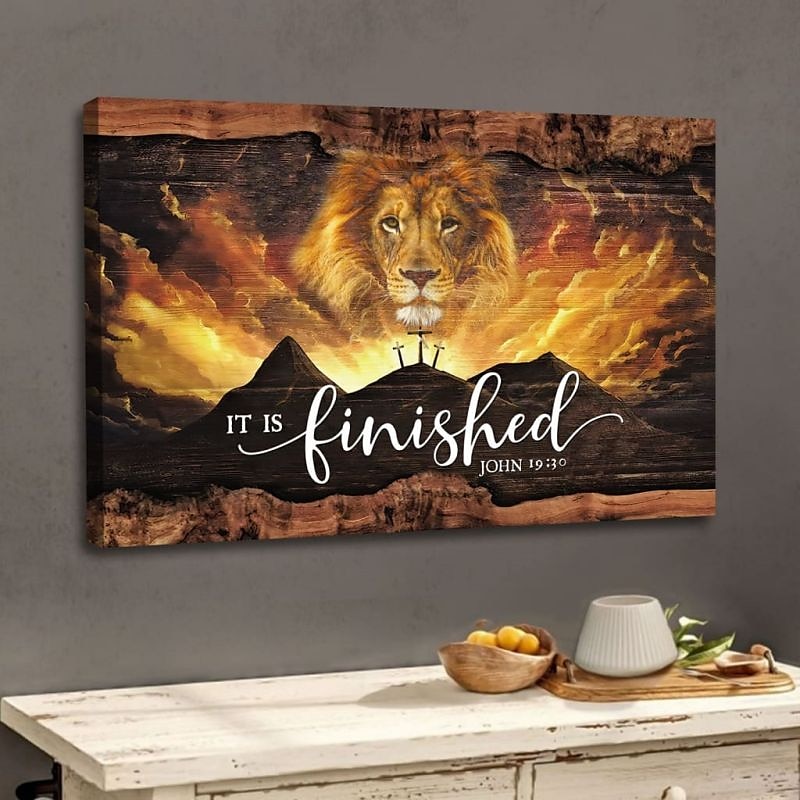 Christian Wall Art Canvas Jesus Lion Easter Prints and Posters Pictures Decorative Fabric Painting For Living Room Pictures No Frame