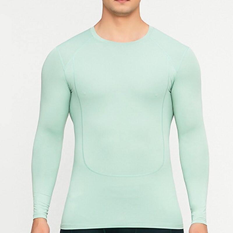 Men's Gym Shirt Compression Shirt Fitness Shirt Men Tops Zip Polo Crew Neck Long Sleeve Sports & Outdoor Vacation Going out Casual Daily Quick dry Sweat wicking Breathable High Elasticity Plain Black3