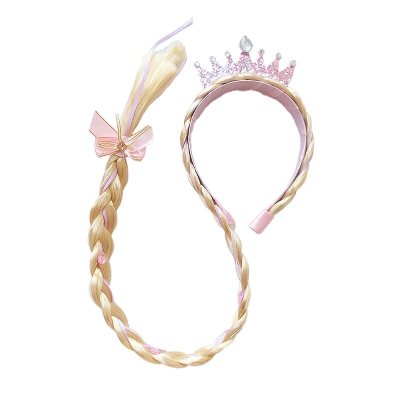 Halloween Long Hair Princess Same COS Girl Jewelry Cross border Foreign Trade Children's Long Hair Princess Accessories Series3