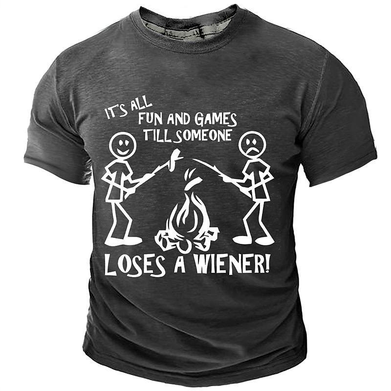 Men's Graphic Cartoon Flame T Shirt Short Sleeve T shirt 3D Print Crew Neck Shirt Daily Designer Retro Vintage Sports Outdoor Holiday Going out Navy Blue Army Green Dark Gray Spring & Summer Clothing2