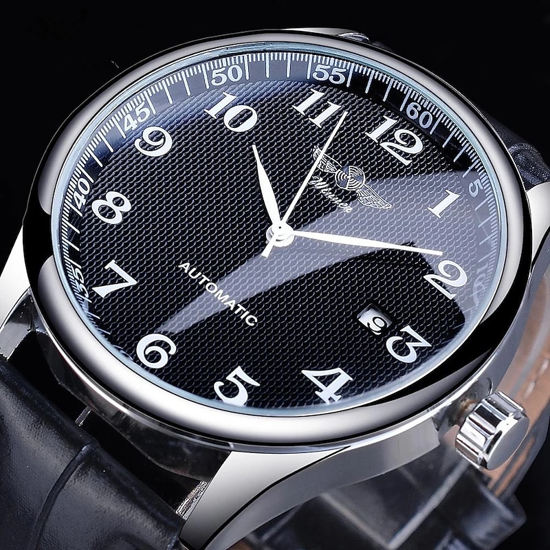 Men's Automatic Mechanical Watch - Fashion Casual Business Wristwatch with Luminous Calendar3