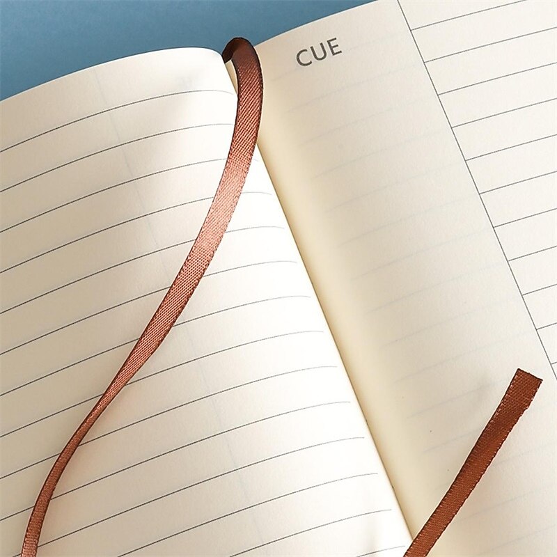 400 Pages A4 Notebook College Student Art Exquisite Thickened Large Notepad A5 Office High-end Pu Leather Work Conference Record Book Horizontal Line Diary4
