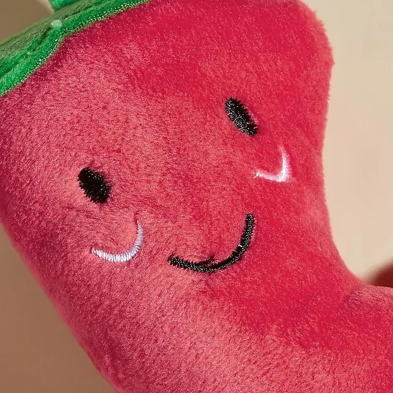 1pc Interactive Pet Toy - Squeaky Chili Pepper for DogsPromotes Play and Exercise4