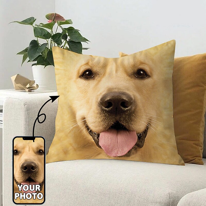 Personalized Pillowcase Cushion Case Pillowslip Decorative for Living Room Sofa Couch Chair Farmhouse Home Decor 1pc2