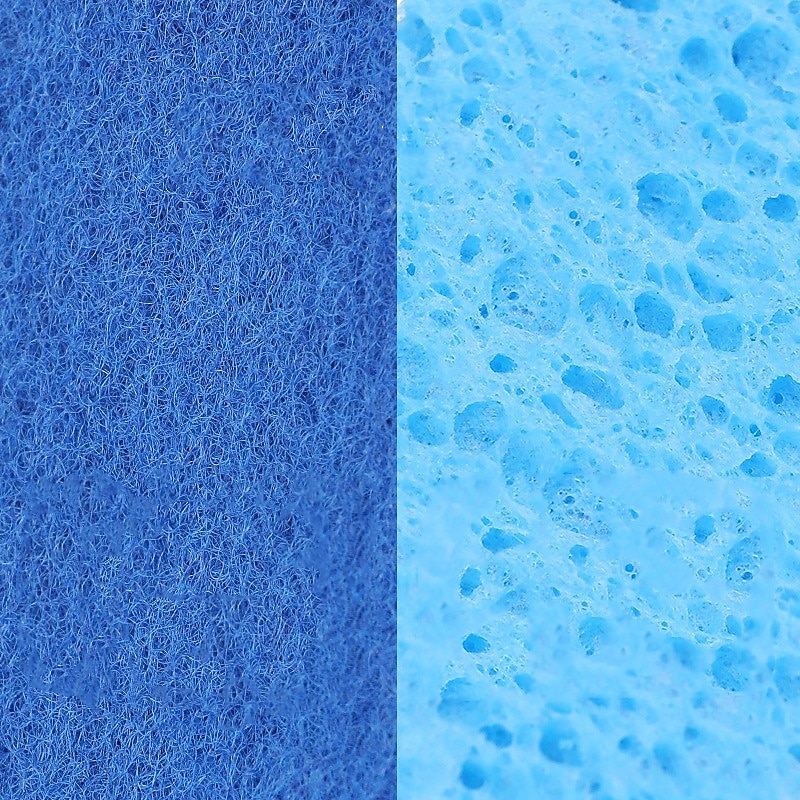 Wood Pulp Sponge Blue Scouring Cloth Kitchen And Household Daily Dishwashing Pot Cleaning And Water Absorbing Sponge Tool3