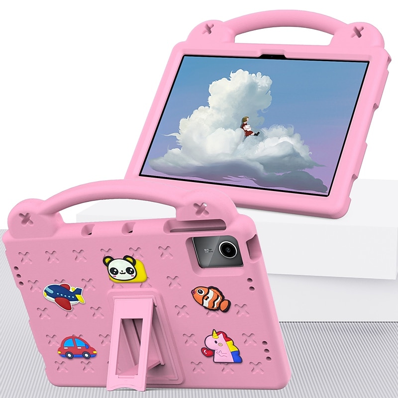 Tablet Case Cover For Samsung Galaxy Tab S9 11 inch S9 Plus 12.4" S8 S7 S6 A8 A7 A Ultra Plus FE Lite Handle with Adjustable Kickstand Shockproof 3D Cartoon Silicone4