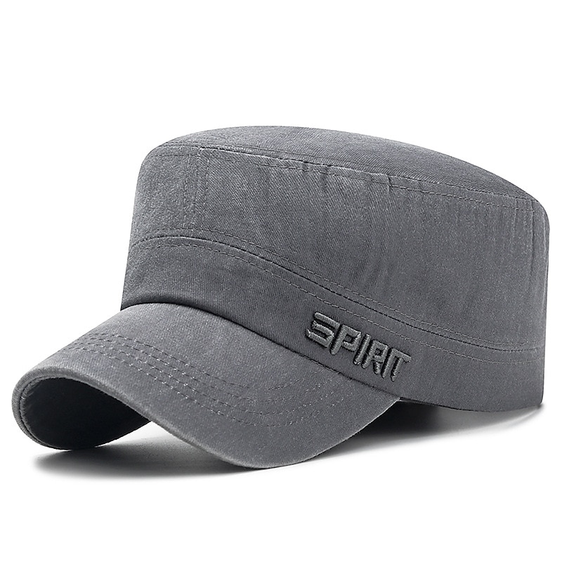 Unisex Flat Cap Baseball Cap Military Cap Cadet Hat Black Dark Navy Polyester Fashion Vintage Casual Minimalism Outdoor Vacation Plain Adjustable Fashion3